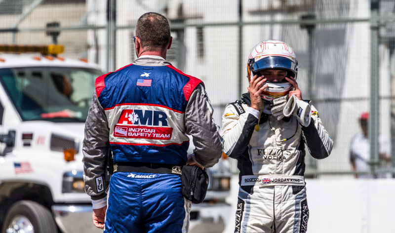 Illustration for article titled Alexander Rossi Wins Pole For The Long Beach Grand Prix And Here Are Some Highlights